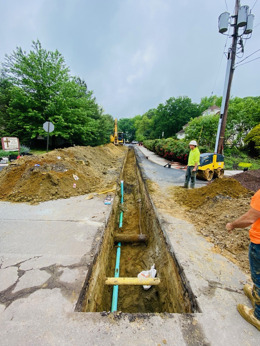 Sewer & Water Install, Medford — photo 1